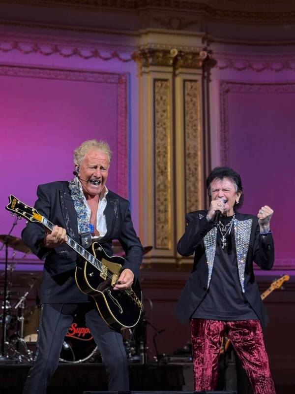 Graham Russell, left, and Russell Hitchcock of Air Supply are shown at Carnegie Hall in New Yor ...