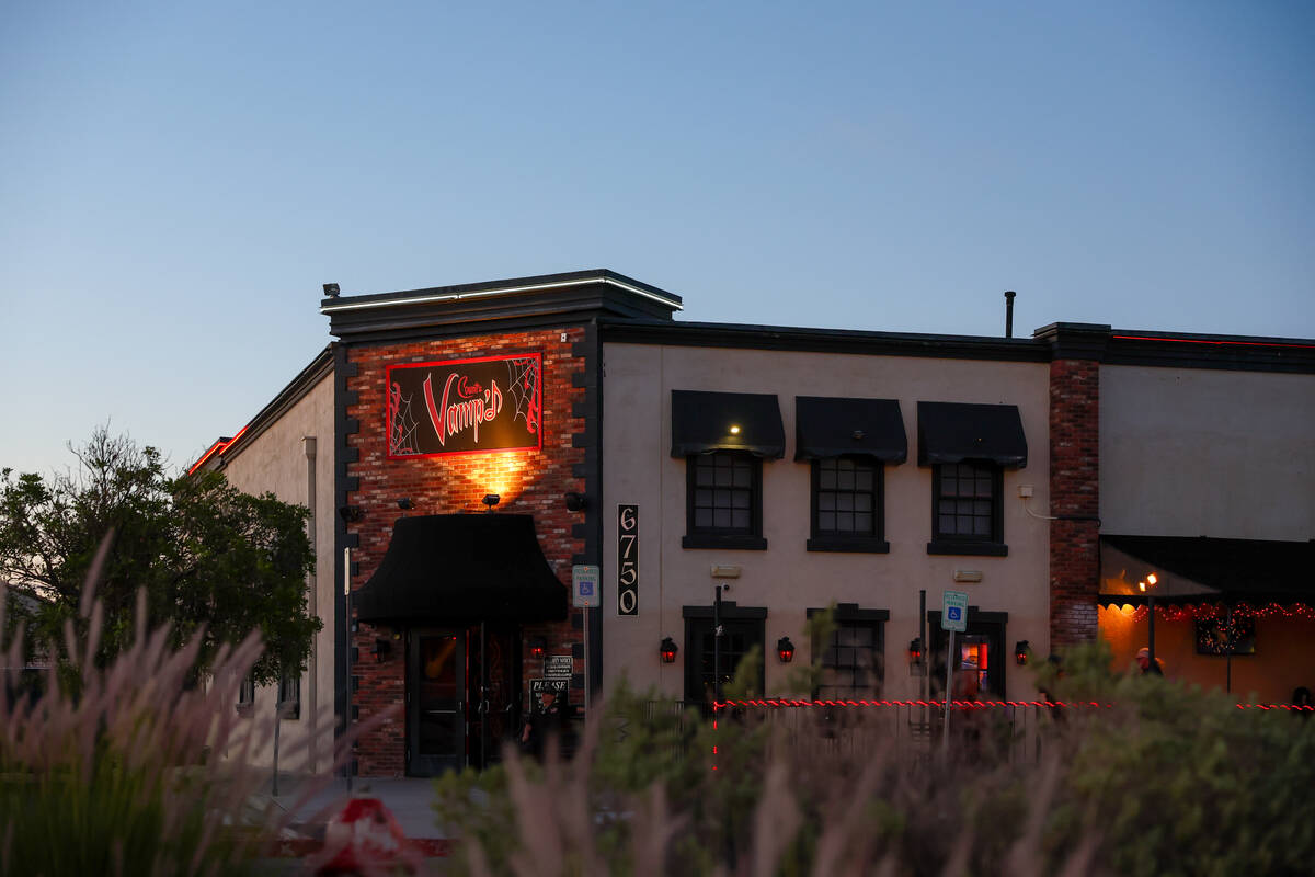 The exterior of Count's Vamp'd Rock Bar & Grill on Thursday, May 15, 2025 in Las Vegas. The ven ...