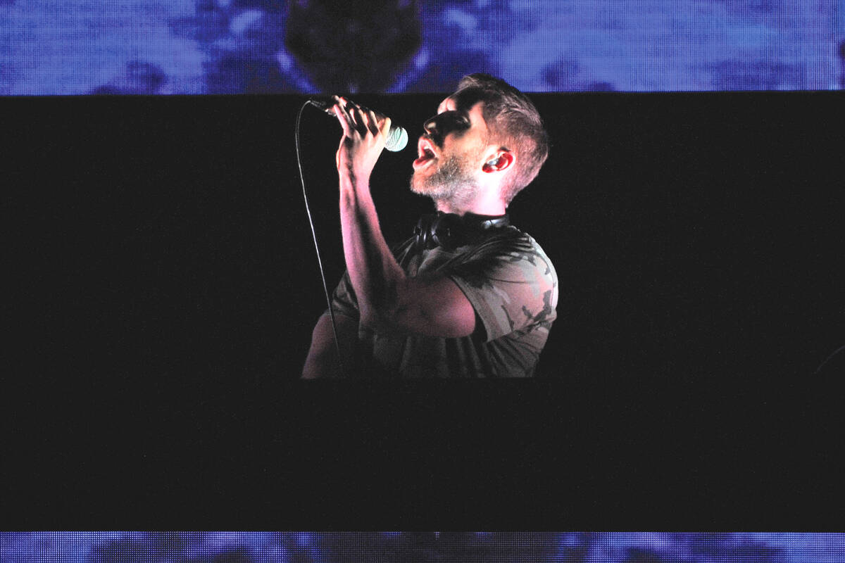 Calvin Harris performs at The B96 Pepsi Summer Bash at Allstate Arena on Sunday, June 26, 2016, ...