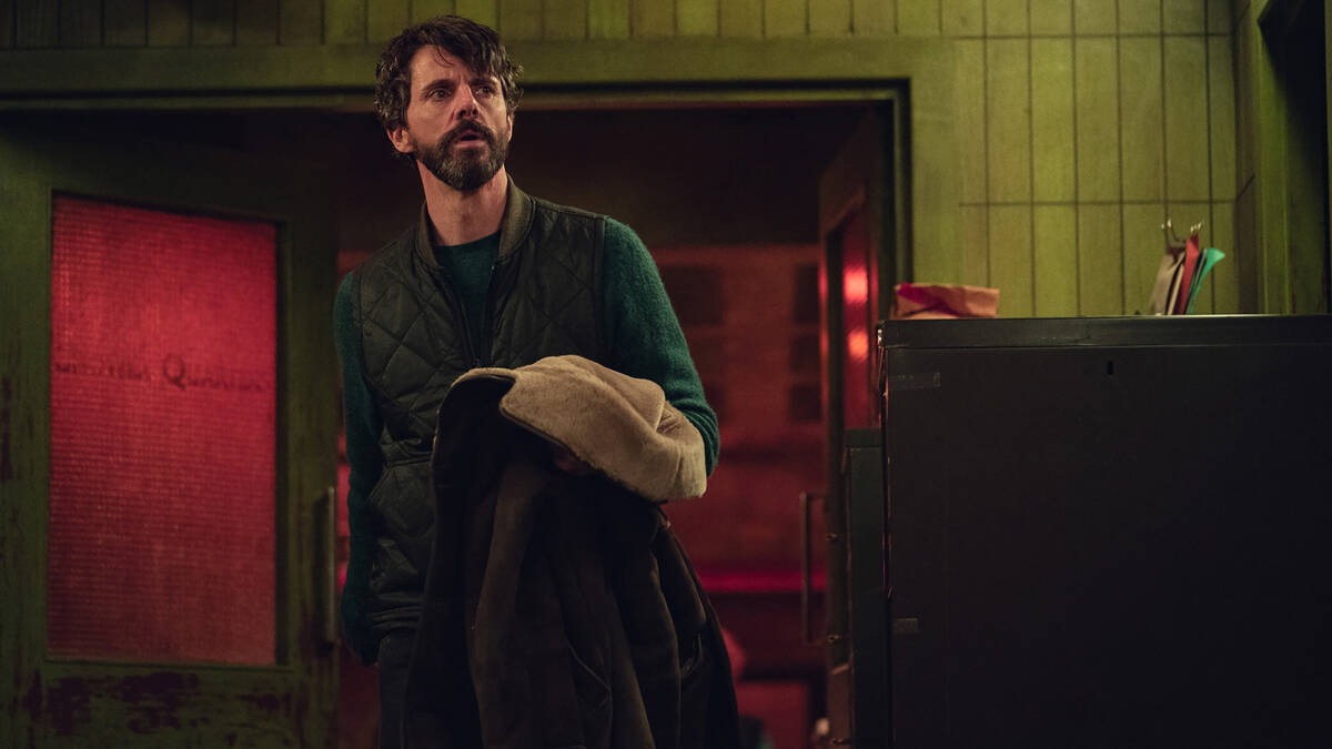 Matthew Goode in "Dept. Q." (Netflix)