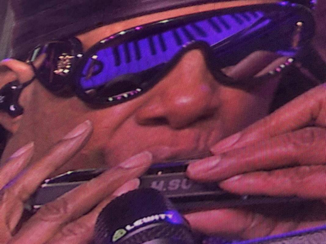Stevie Wonder performs at the second annual Raiders Silver & Black Gala at Allegiant Stadium on ...