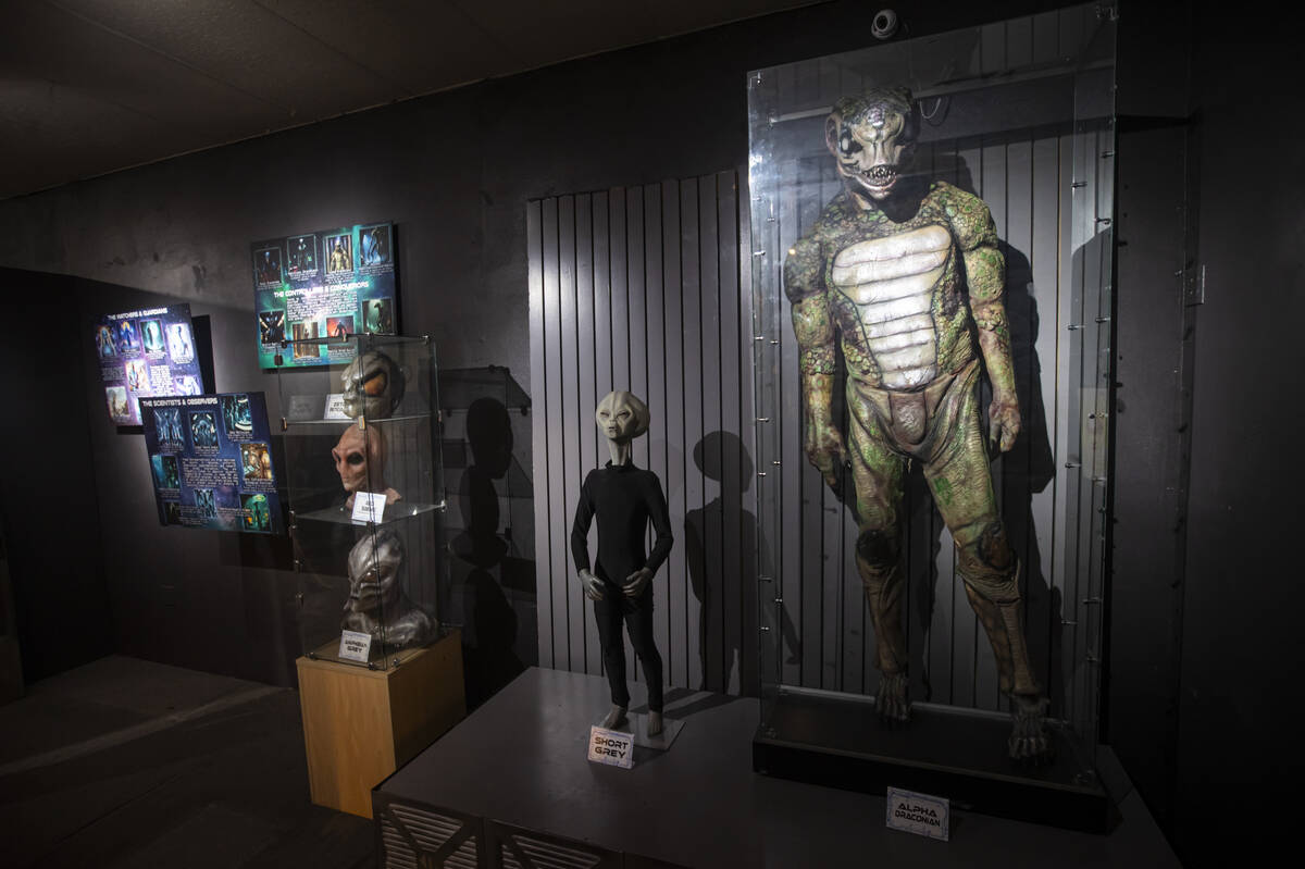 Different types of aliens, referenced in media, literature and conspiracy theories, are seen on ...