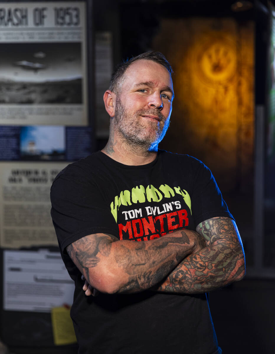 Tom Devlin, owner of Outpost 51 Alien Museum, as well as Tom Devlin’s Monster Museum, ne ...