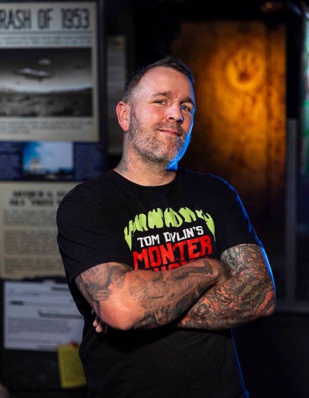 Tom Devlin, owner of Outpost 51 Alien Museum, as well as Tom Devlin’s Monster Museum, ne ...