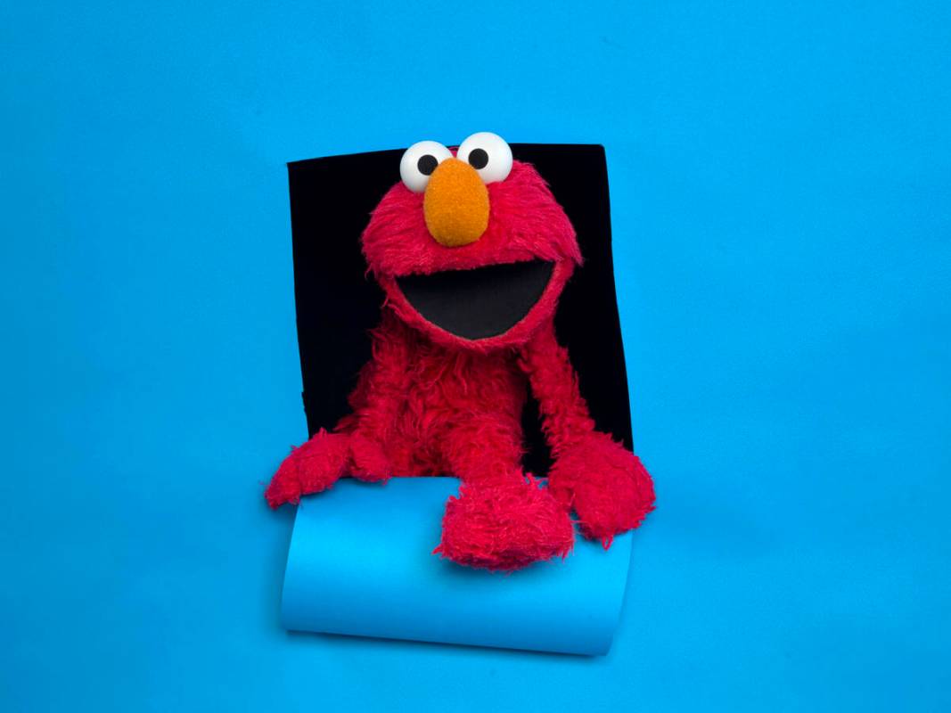 Elmo of the film "Being Elmo" poses for a portrait in the Fender Music Lodge during the 2011 Su ...