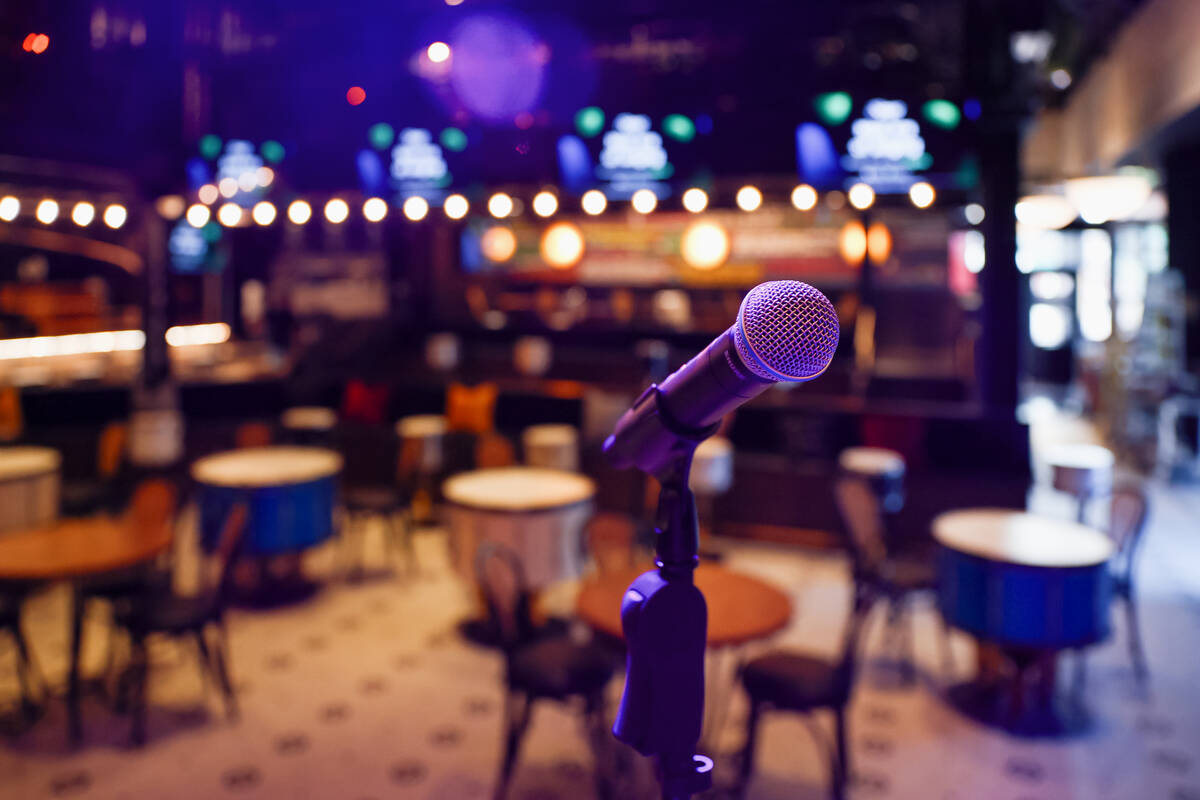 The view from the stage at Smelly Cat, a new karaoke bar opening soon in the Grand Bazaar Shops ...