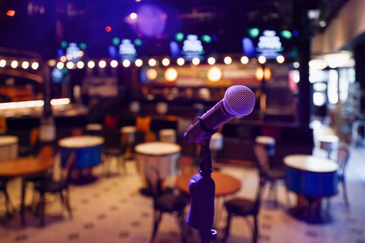The view from the stage at Smelly Cat, a new karaoke bar opening soon in the Grand Bazaar Shops ...