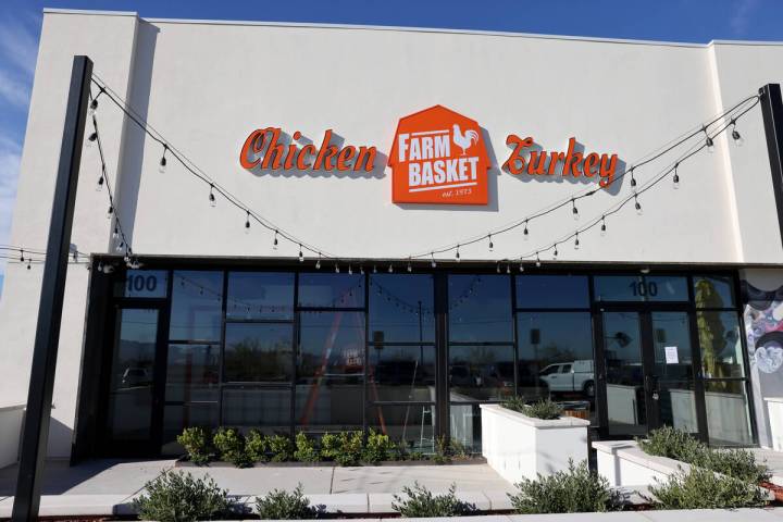 The exterior of a Farm Basket restaurant is shown under construction in Las Vegas on Tuesday, J ...