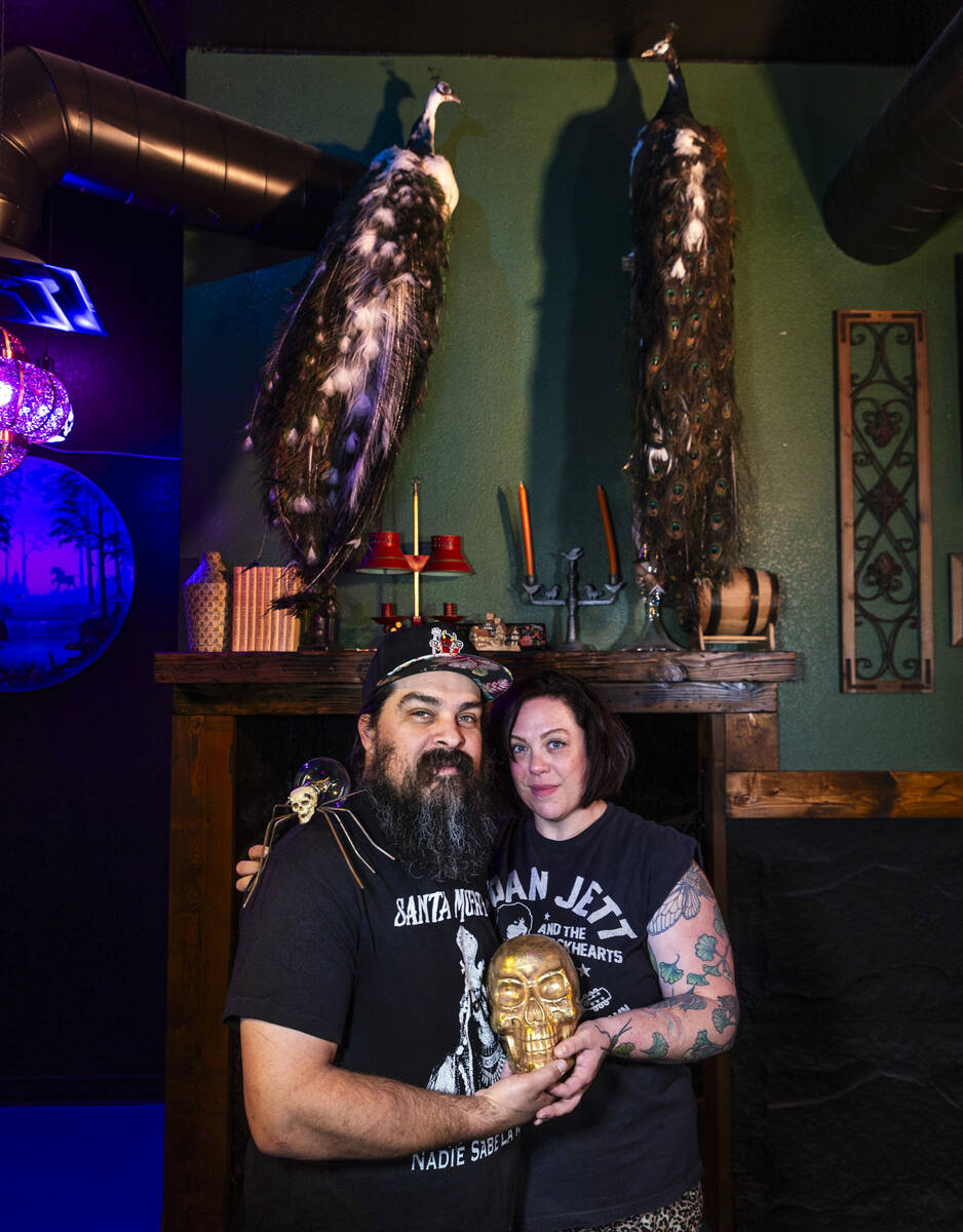 Grey Witch owners Russell Gardner and Natalie Burge are bringing some fun art pieces and dramat ...