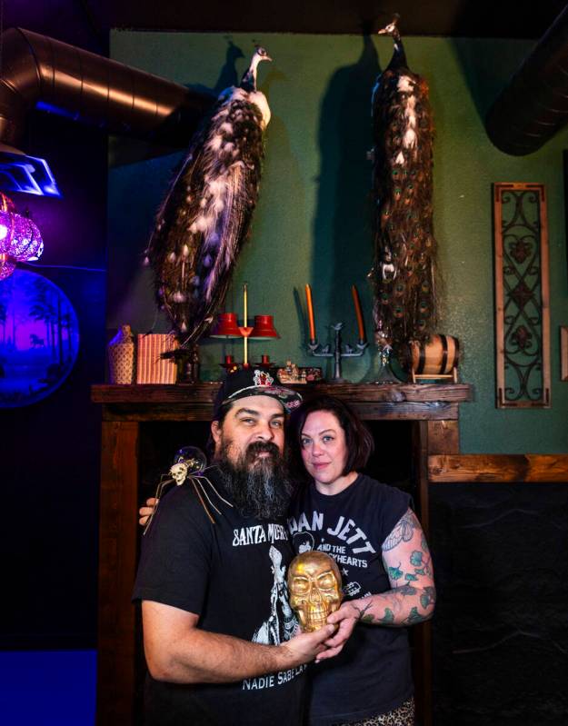 Grey Witch owners Russell Gardner and Natalie Burge are bringing some fun art pieces and dramat ...