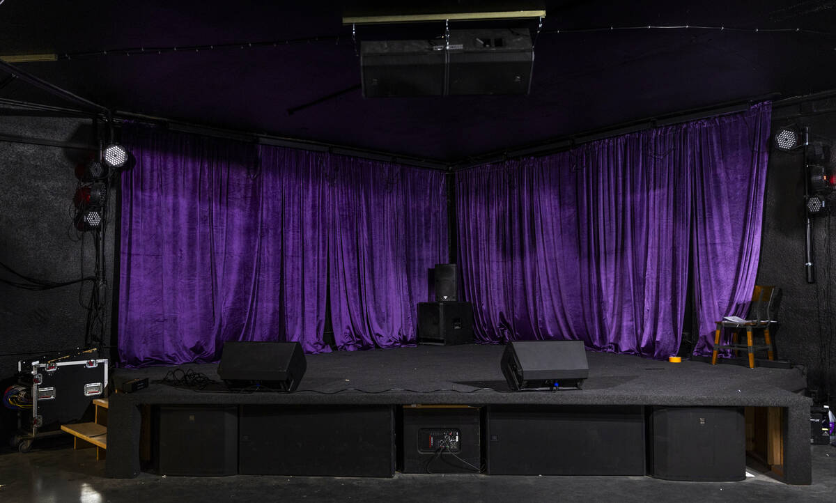A stage area is being built out at the new Grey Witch bar and restaurant on Thursday, May 22, 2 ...