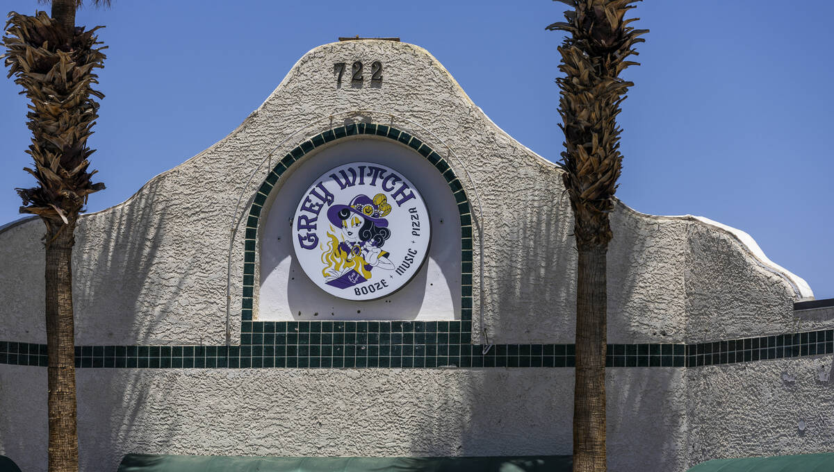 Exterior of the new Grey Witch restaurant and bar on Thursday, May 22, 2025, in Henderson. (L.E ...