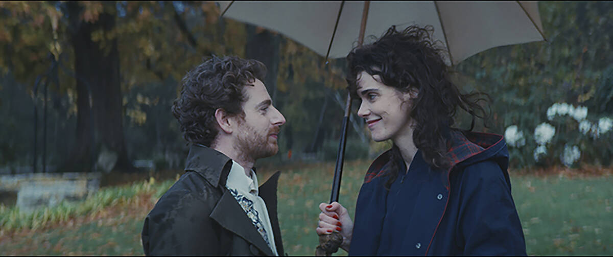 This image shows Pablo Pauly, left, and Camille Rutherford in a still from the film "Jane ...