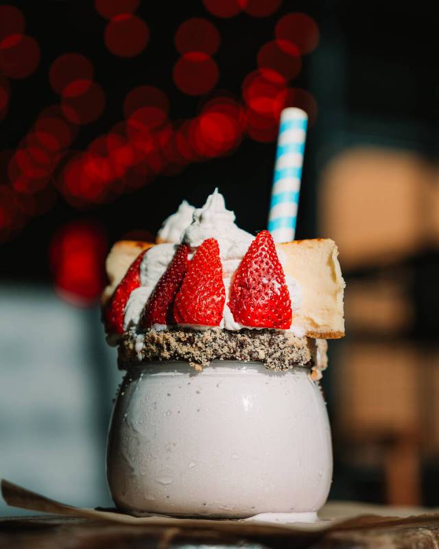 Strawberry Cheesecake Freak Shake at at BrewDog Las Vegas (BrewDog)