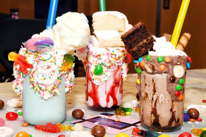 Cosmic Cotton Candy Super Nova, left, at Cafe Hollywood (Denise Truscello for Cafe Hollywood)