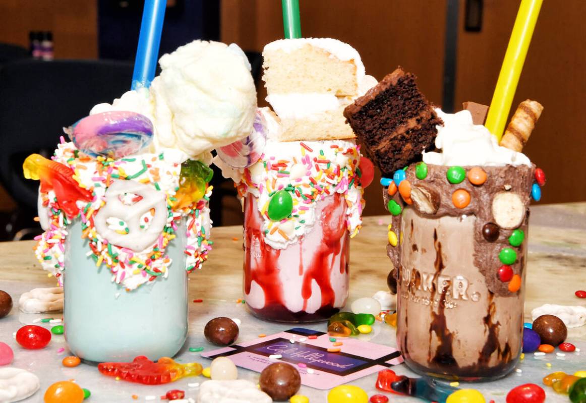 Cosmic Cotton Candy Super Nova, left, at Cafe Hollywood (Denise Truscello for Cafe Hollywood)