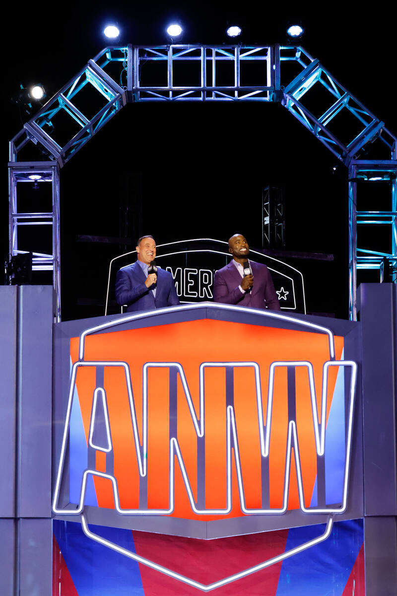 AMERICAN NINJA WARRIOR -- "Qualifiers 1” Episode 1701 -- Pictured: (l-r) Matt Isem ...