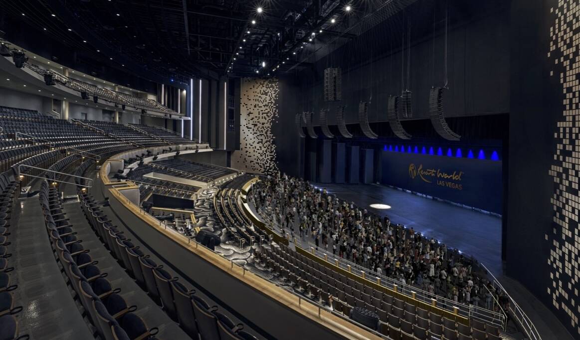 Shown is a rendering of Resorts World Theatre's renovation. The venue wil offer general-admissi ...