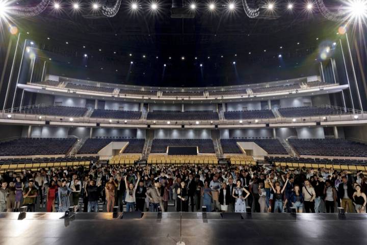 Shown is a rendering of Resorts World Theatre's renovation. The venue wil offer general-admissi ...