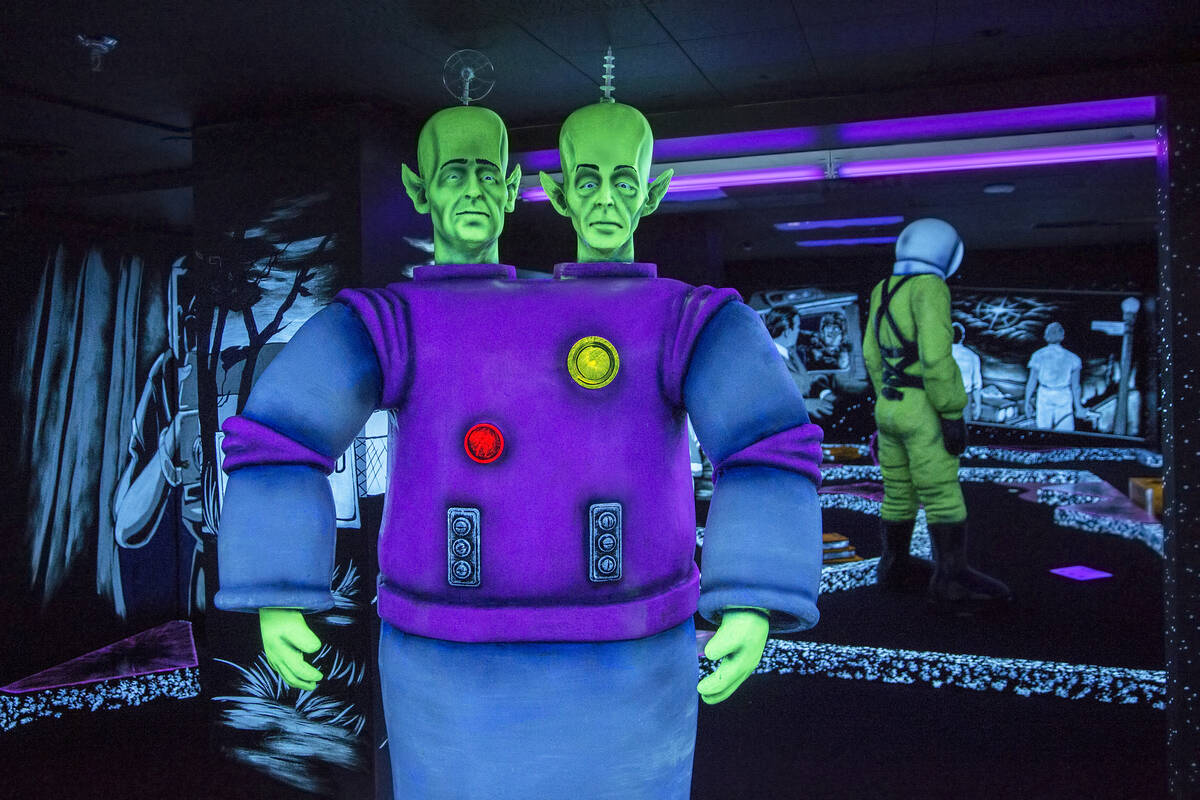 "The Twilight Zone by Monster Mini Golf" on Wednesday, Dec. 6, 2017, at Bally's hotel-casino, i ...