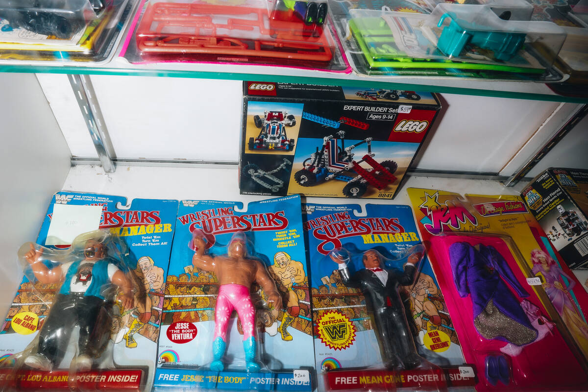 Vintage toys at Brad's Toys & Collectibles Sunday, March 30, 2025, in Las Vegas. (Madeline ...