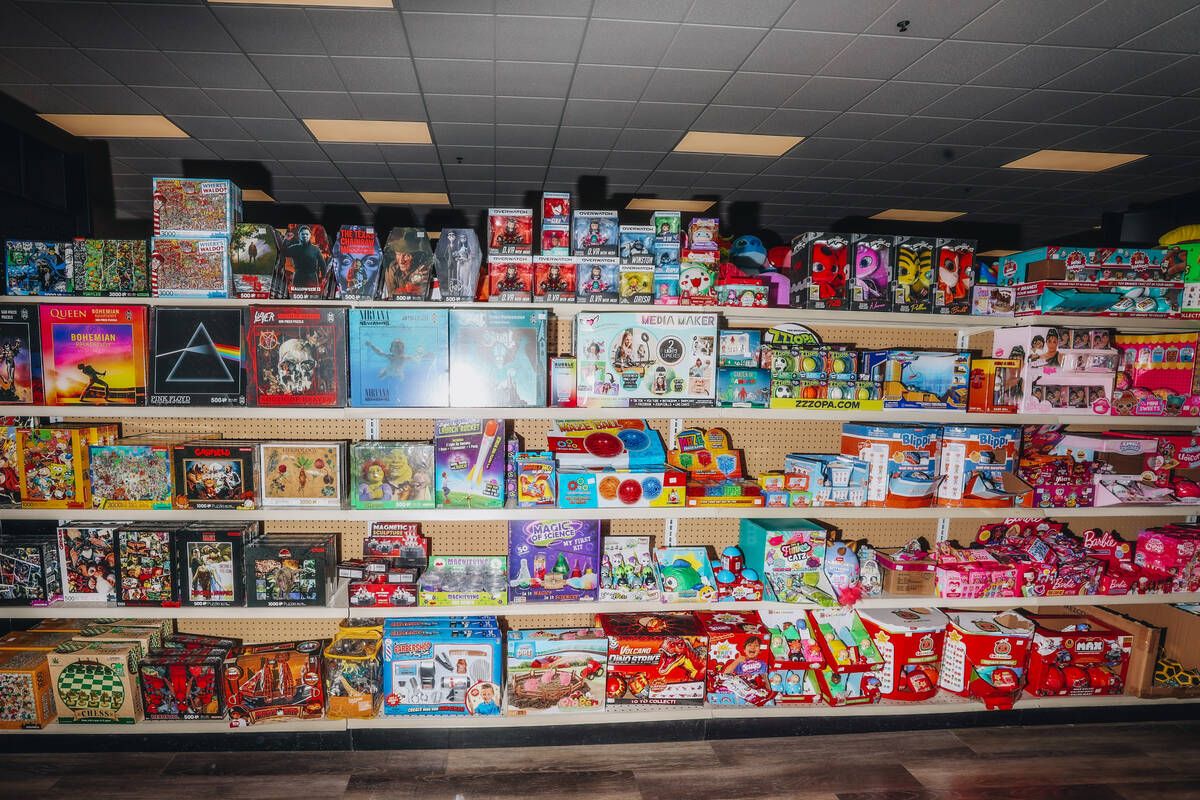 Toys on display at Brad's Toys & Collectibles Sunday, March 30, 2025, in Las Vegas. (Madeli ...