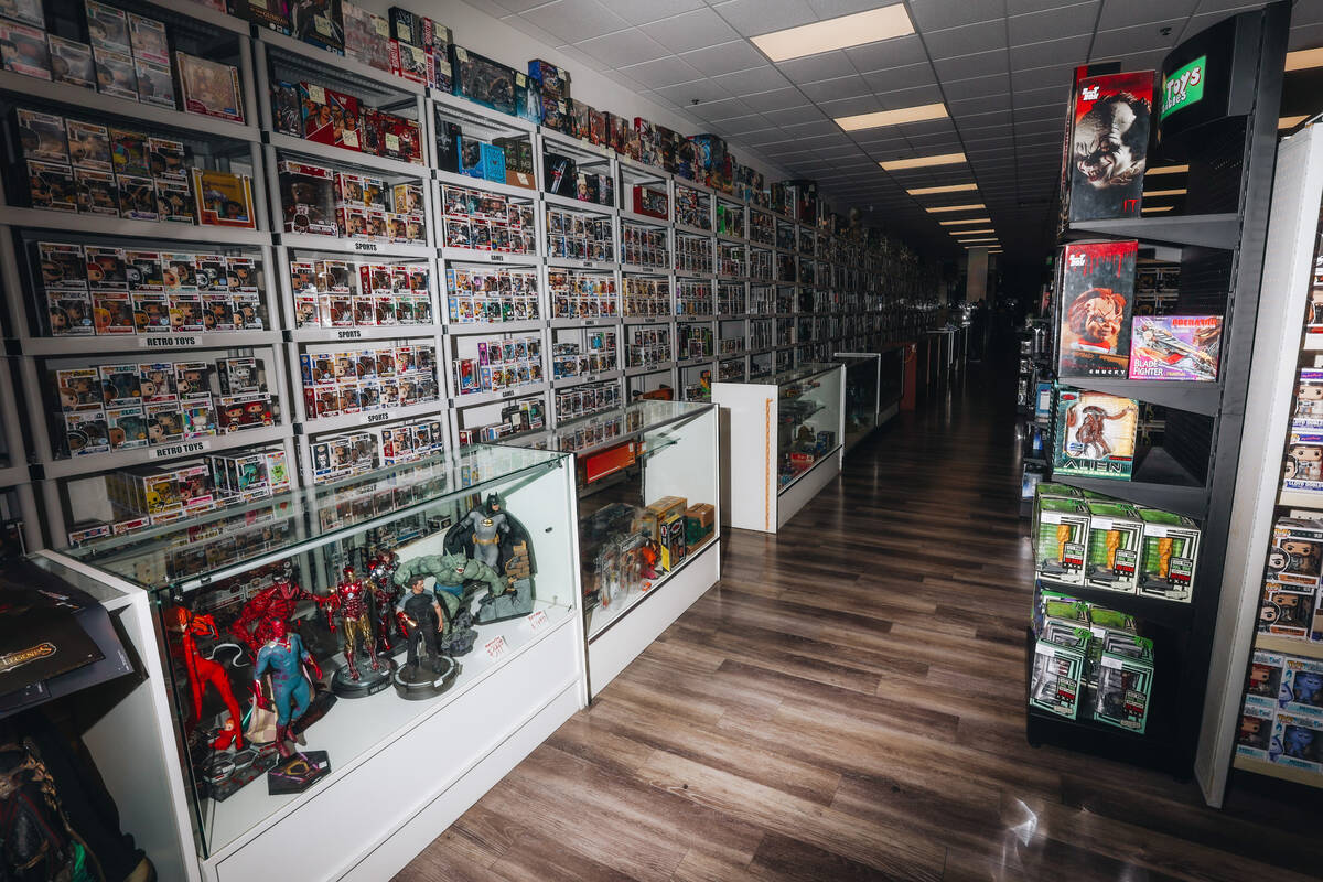 Brad's Toys & Collectibles on Sunday, March 30, 2025, in Las Vegas. (Madeline Carter/Las Ve ...