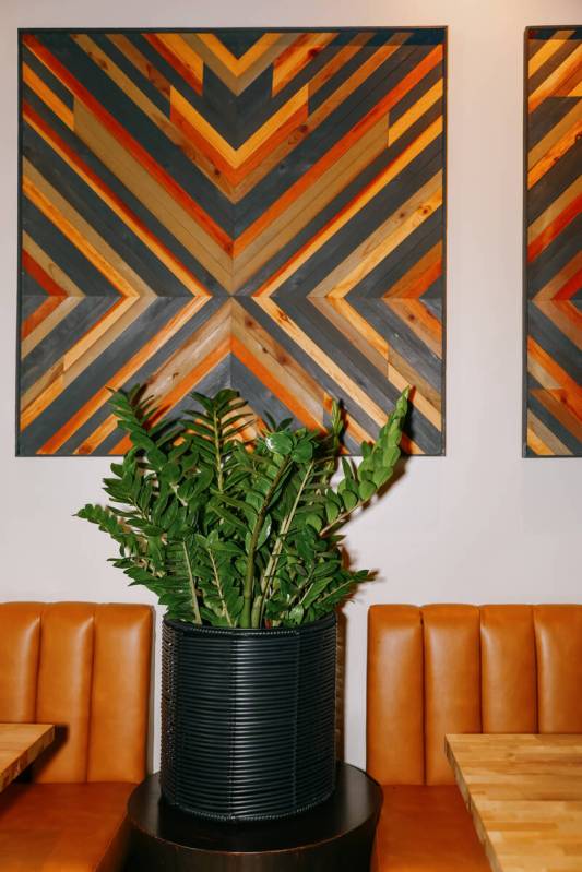 Decor inside Echo Sound and Taste, a new restaurant and music lounge in the Arts District, on W ...