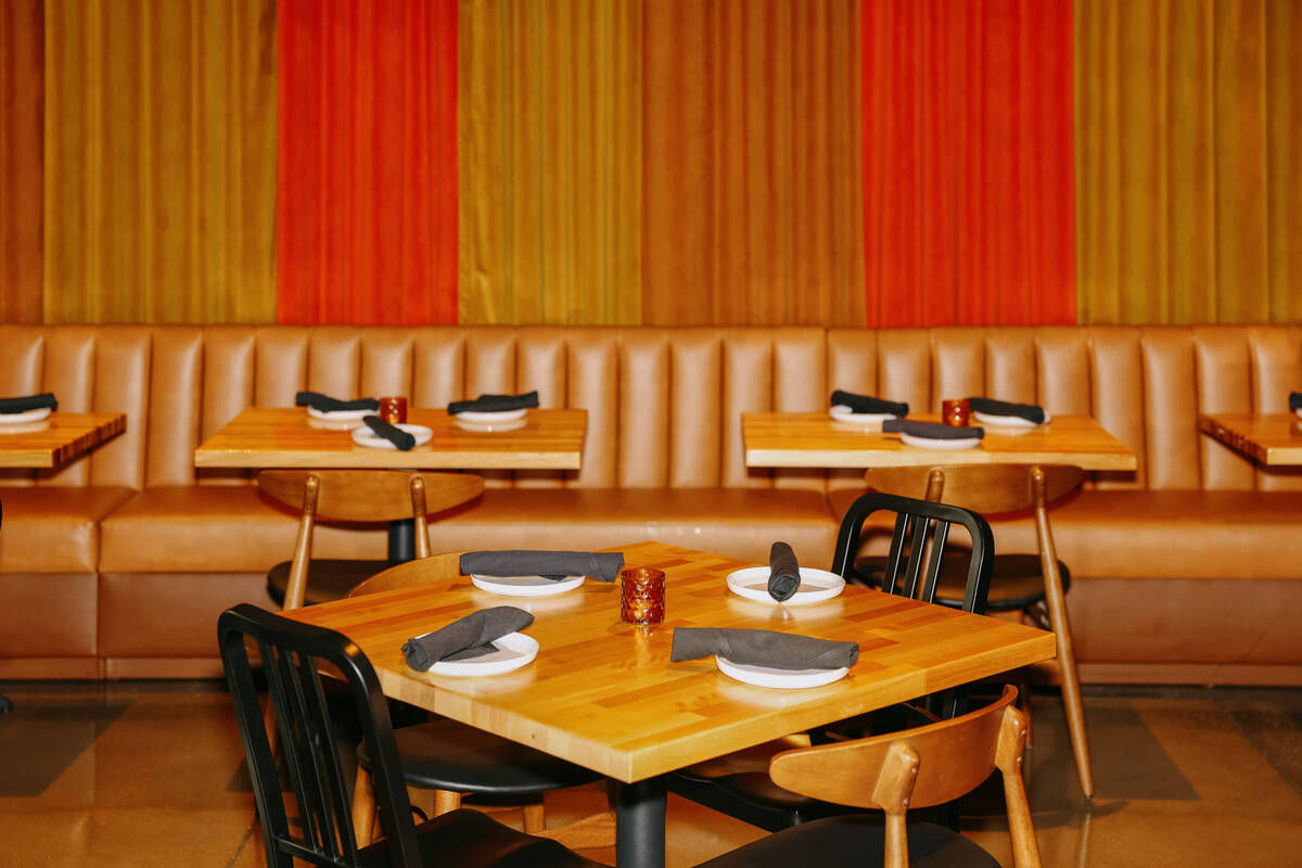 The dining area of Echo Sound and Taste, a new restaurant and music lounge in the Arts District ...
