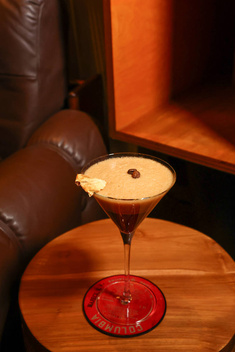 The Night in Tunisia cocktail at Echo Taste & Sound in the Arts District on Wednesday, May 14, ...