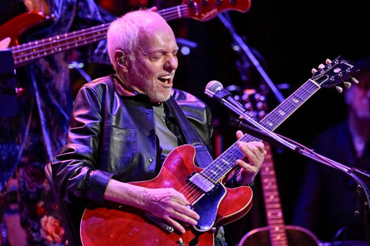 Peter Frampton performs at the 9th annual Love Rocks NYC concert benefiting God's Love We Deliv ...
