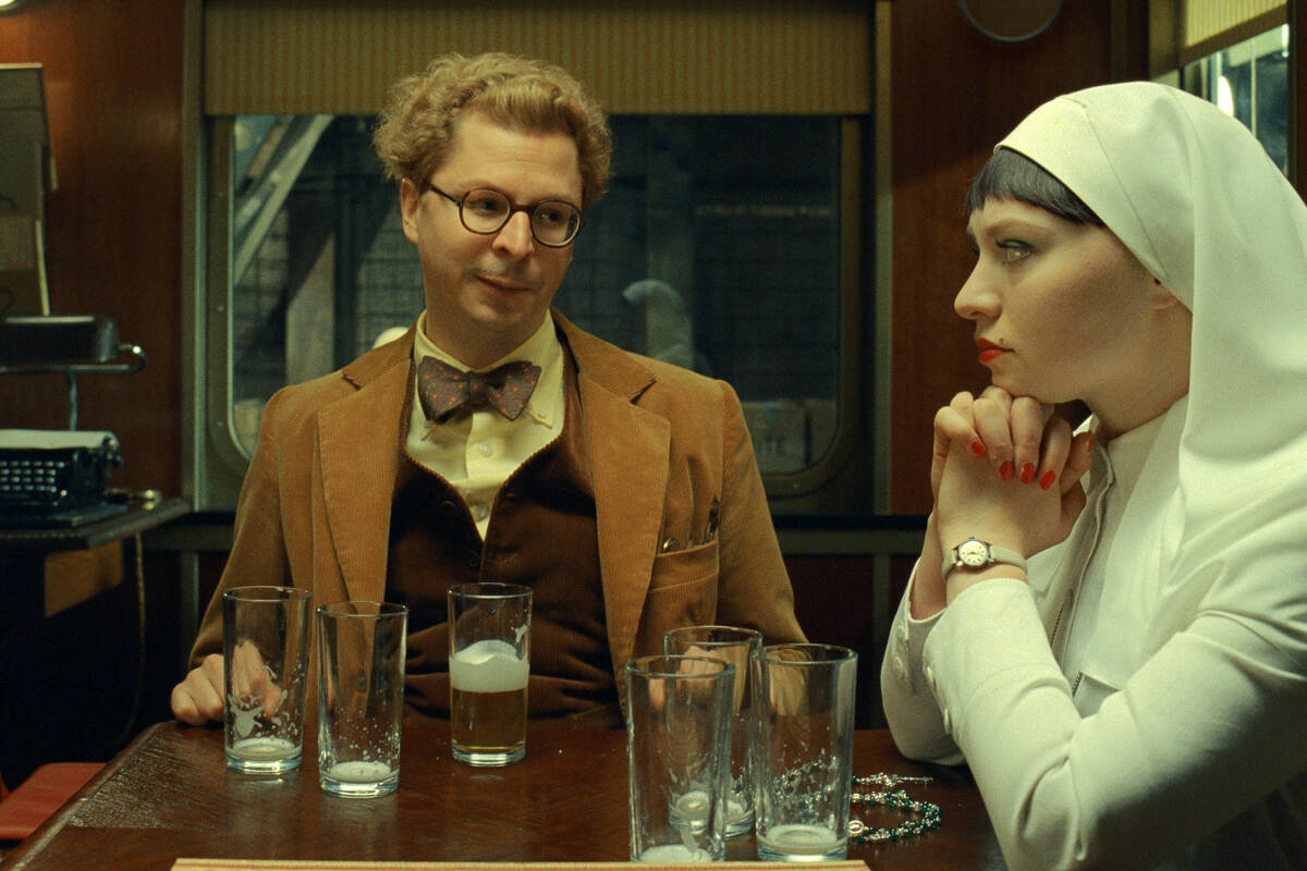 This image released by Focus Features shows Michael Cera, left, and Mia Threapleton in a scene ...