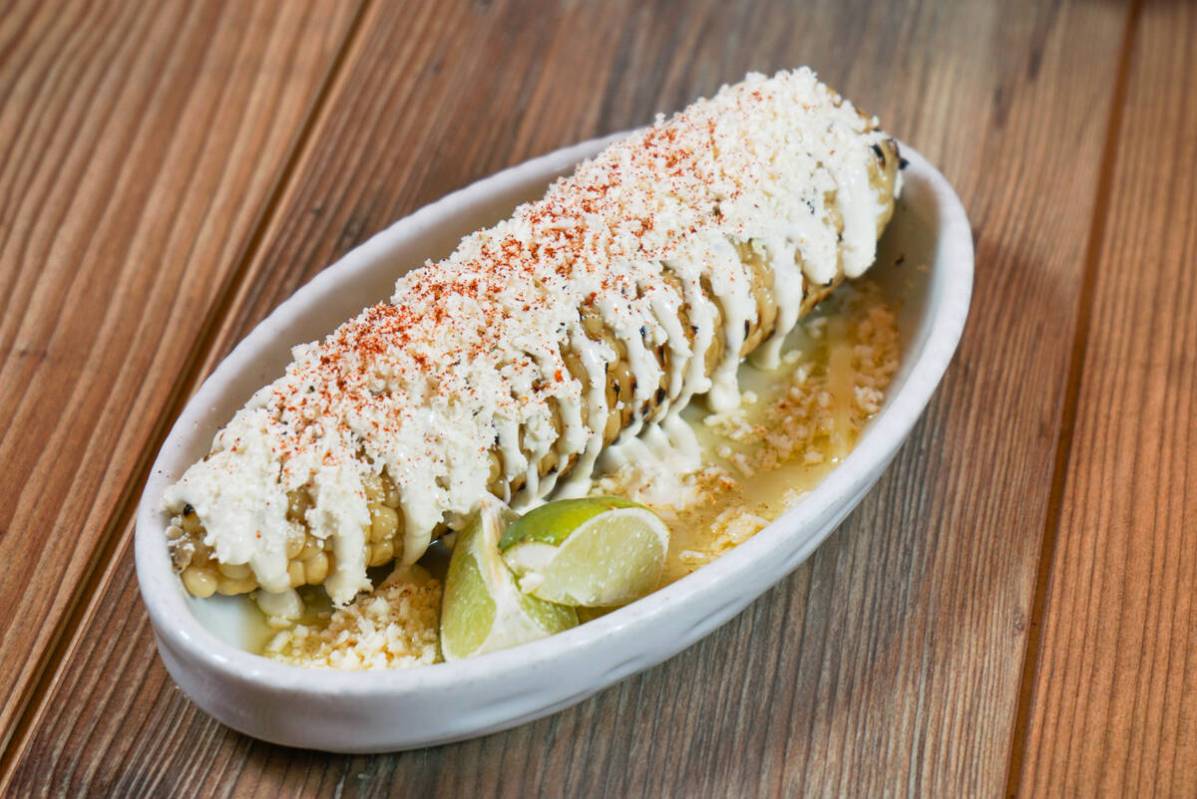 Elote from Leticia's Cocina & Cantina, which is set to open a location in summer 2025 in Boulde ...
