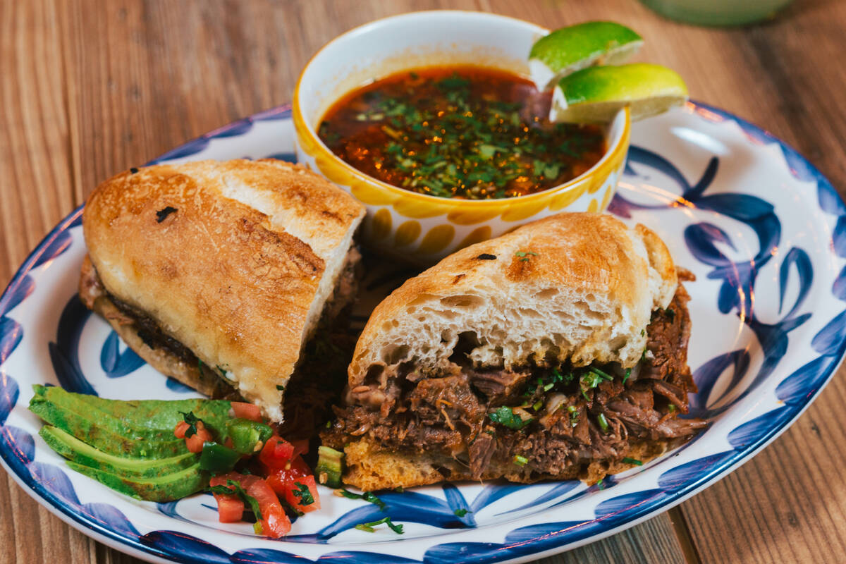 A torta from Leticia's Cocina & Cantina, which is set to open a location in summer 2025 in Boul ...