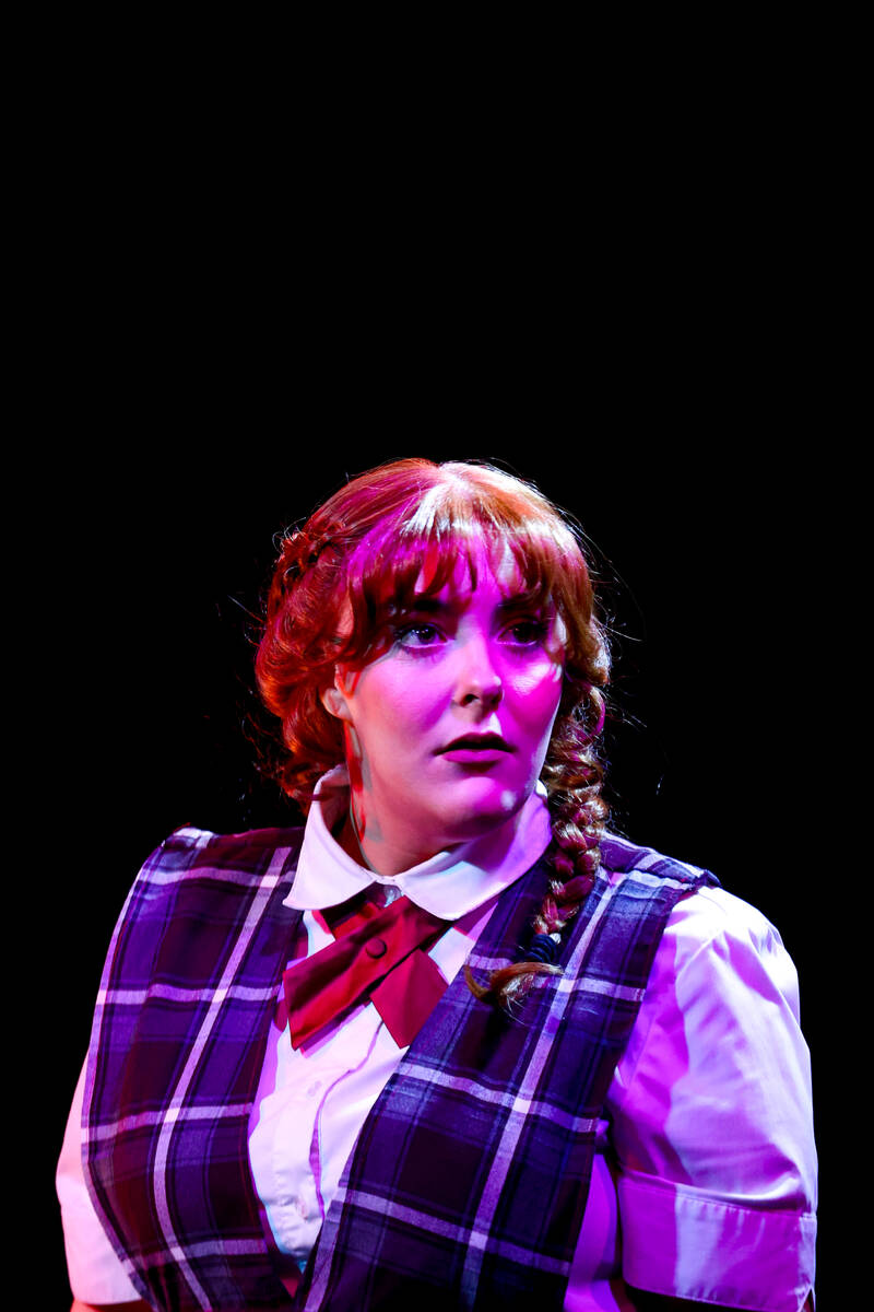 Emma Newton, playing Penny Lamb, performs during Majestic Repertory Theatre’s preview of ...