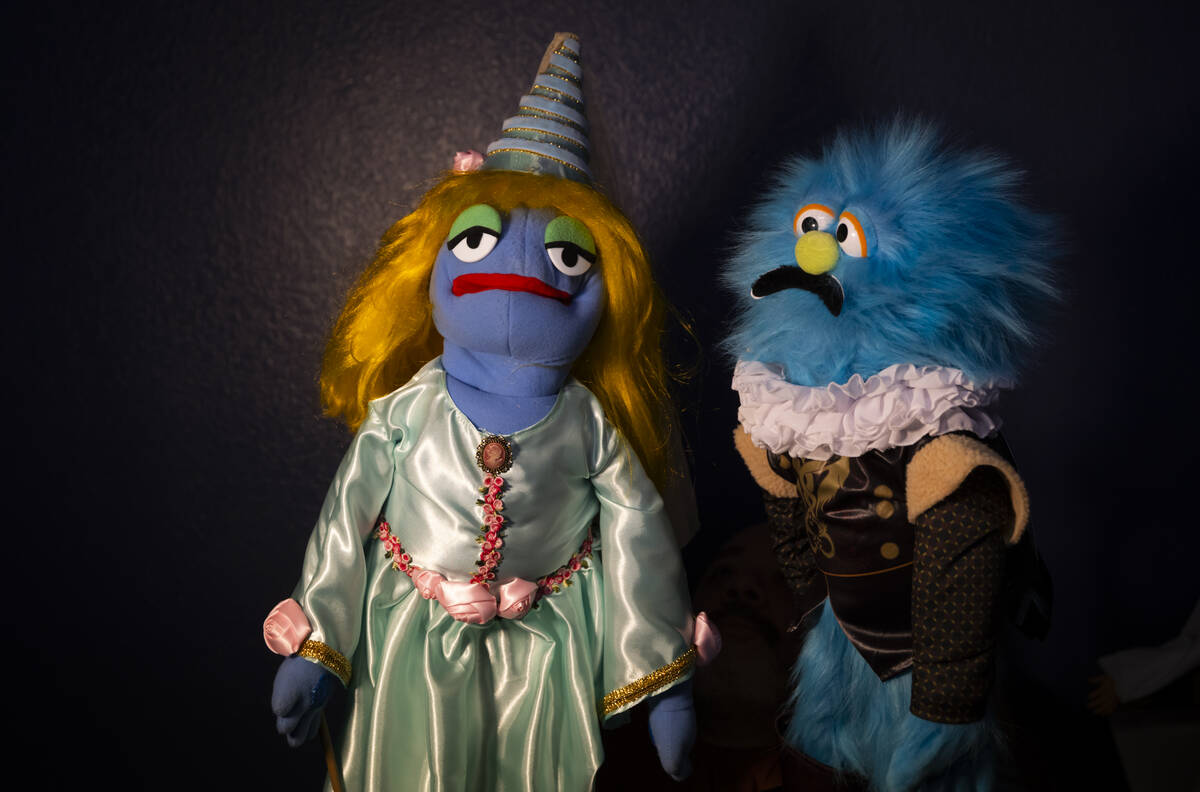 A pair of puppets that appear in "Sockspeare's Hamlet" from Poor Richard’s Pla ...