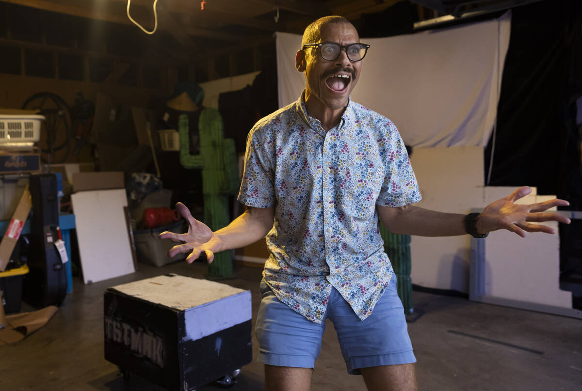 Ernest Hemmings rehearses as Dick Ripper, the titular character of "Everyone Loves Dick,&q ...