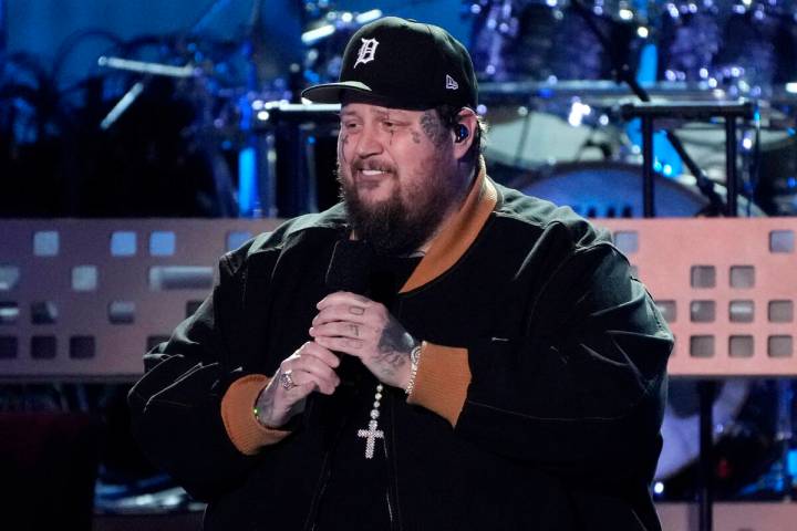 Jelly Roll performs during "Live From Detroit: The Concert at Michigan Central" on Thursday, Ju ...