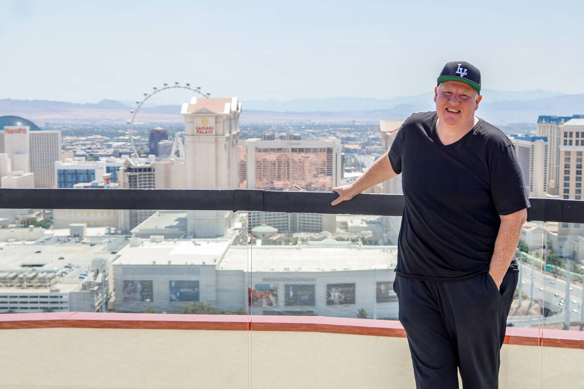 Chef James Trees takes a moment on the rooftop terrace of VooDoo Steak, the restaurant at the R ...
