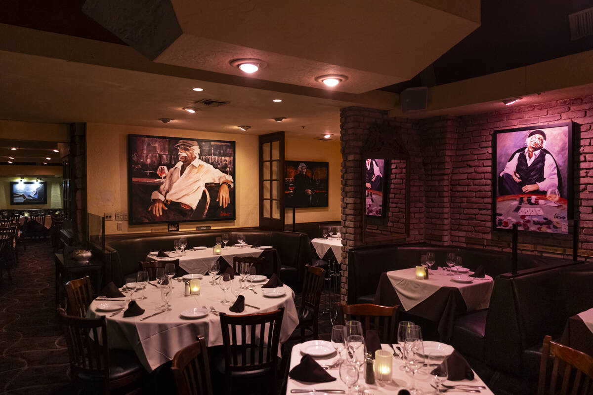 The A room is seen at Piero's Italian Cuisine on Monday, June 2, 2025, in Las Vegas. (Chase Ste ...