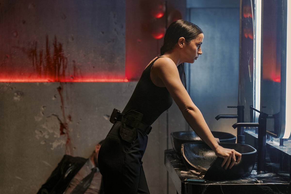 This image released by Lionsgate shows Ana de Armas in a scene from "Ballerina." (Lar ...