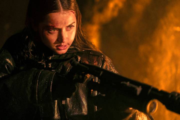 This image released by Lionsgate shows Ana de Armas in a scene from "Ballerina." (Lio ...