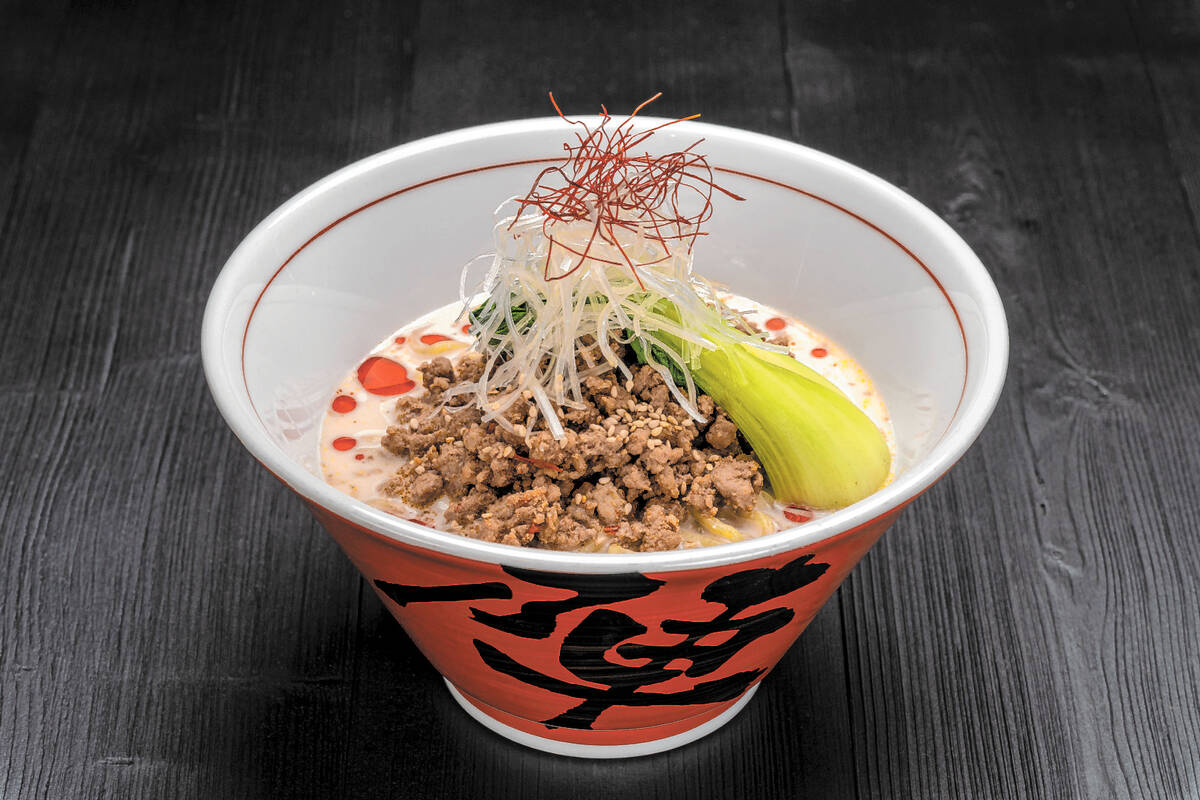 Chilled tan tan men, a summer 2025 special from Jinya Ramen Bar in Las Vegas. (Jinya Ramen Bar)