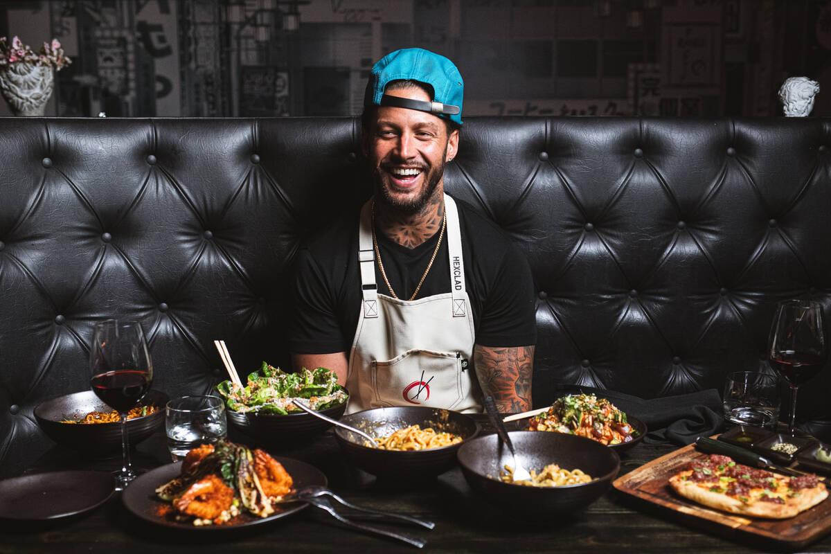 Chef-founder Robbie Felice of PastaRamen, a pop-up running through July 12, 2025, at Bar Zazu i ...