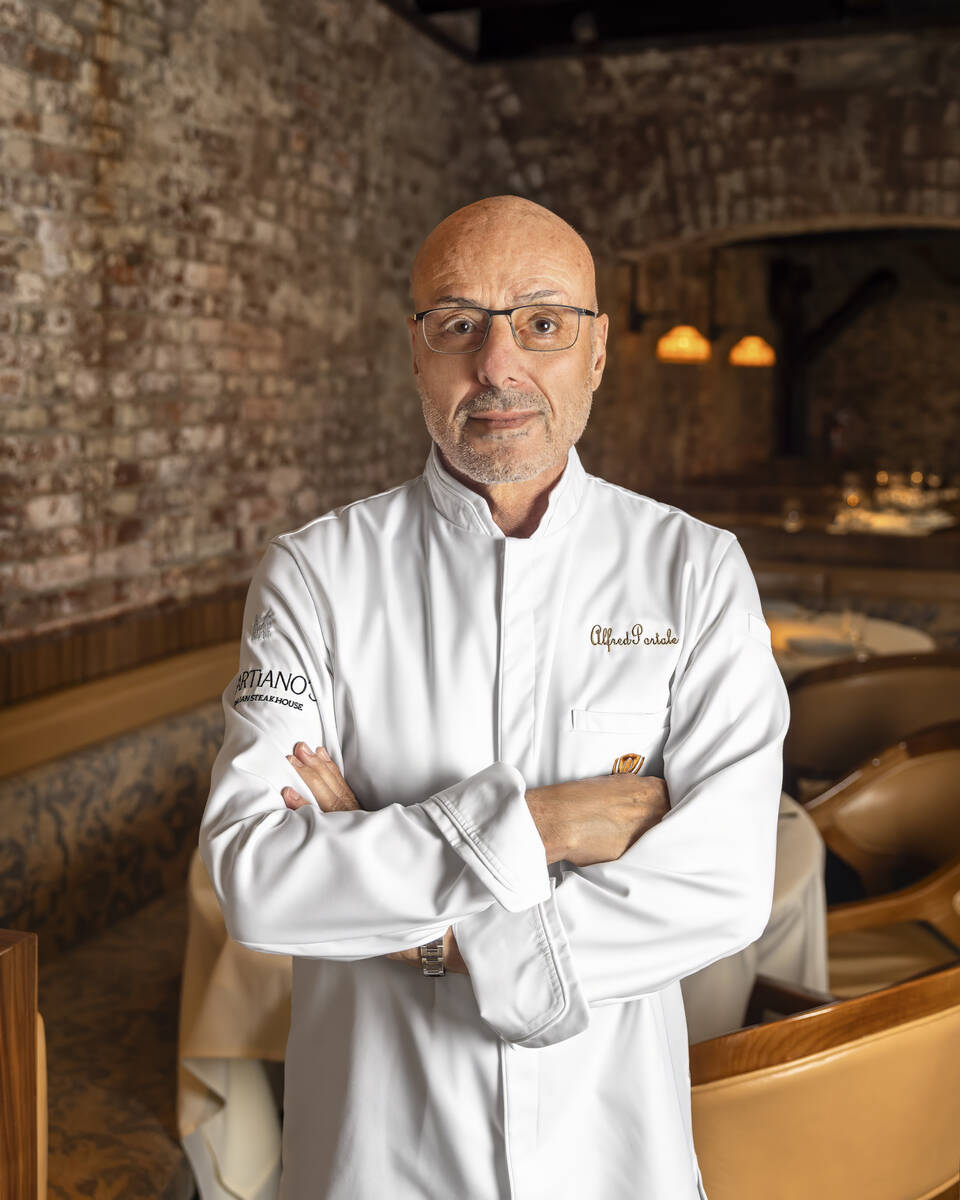 Celebated chef Alfred Portale is culinary director of the Sartiano's Italian Steakhouse set to ...