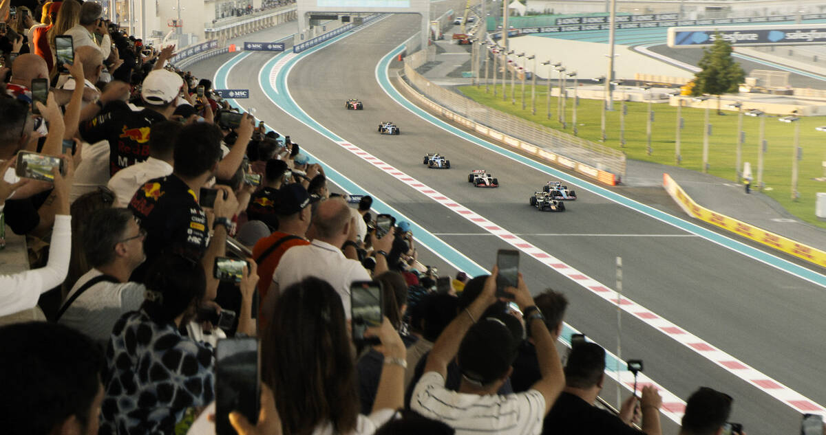 A scene from Apple Original Films’ “F1 The Movie,” only in theaters and IMAX June 27, 202 ...