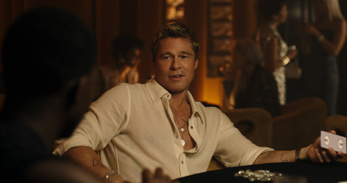 Brad Pitt as Sonny Hayes in “F1® The Movie” (Warner Bros. Pictures / Apple Original Films)