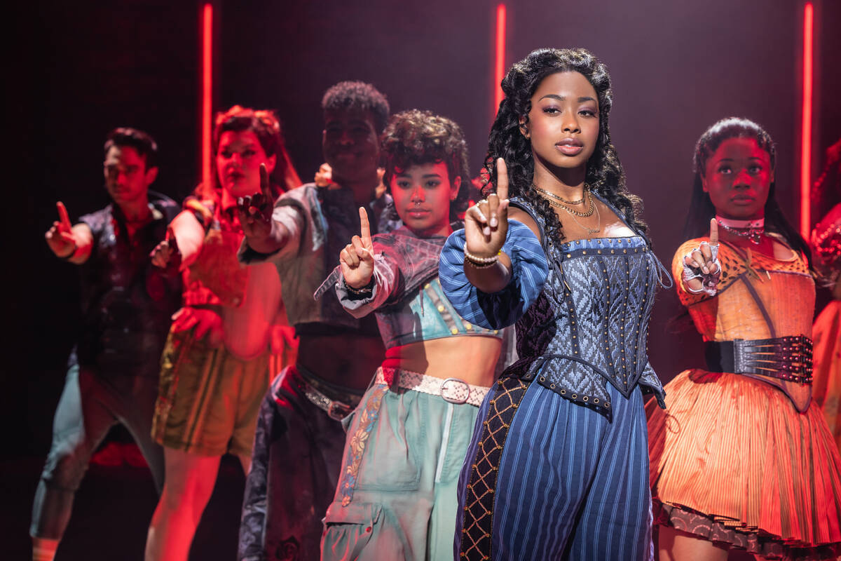 Rachel Simone Webb and the company of the North American Tour of & JULIET -(Matthew Murphy)