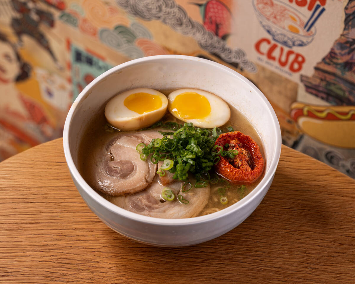 The Tokyo Shio at Ivan Ramen inside Via Via Food Hall in The Venetian. (The Venetian Resort Las ...