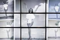 Images of “Miss Atomic Bomb” model Anna Lee Mahoney, a Copa Girl at the Sands who ...